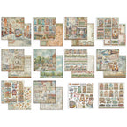 Stamperia Art Of Travelling 12x12 Paper sbbl164 pages