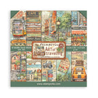 Stamperia Art Of Travelling 8x8 Paper sbbs120
