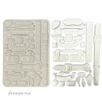Stamperia Art Of Travelling Belts And Handles Silicone Mold A5 kacma548
