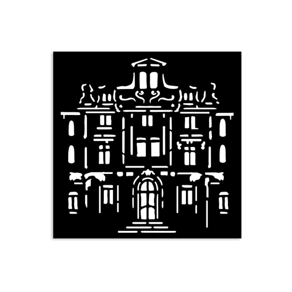 Stamperia Art Of Travelling Palace Stencil kstds04
