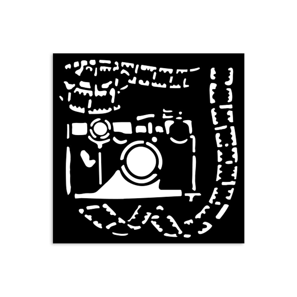 Stamperia Art Of Travelling Photography Stencil kstds09
