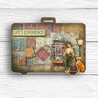 Stamperia Art of Travelling Assorted Die Cuts dfldc131 ginger cat