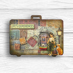 Stamperia Art of Travelling Ephemera dflct79 ginger cat