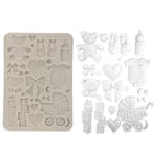Stamperia Baby Accessories A5 Silicone Mold kacma601
