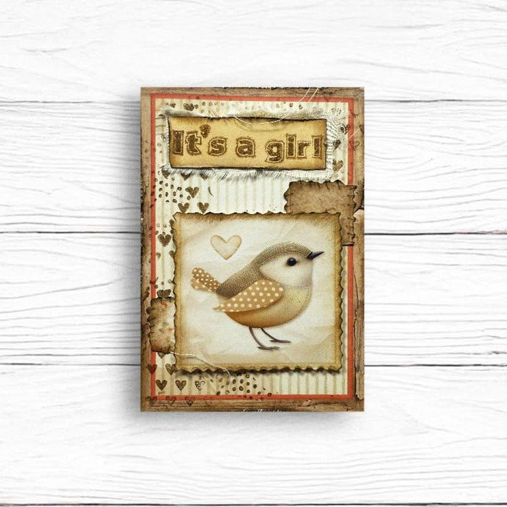 Stamperia Baby Clear Stamps wtk235 girl
