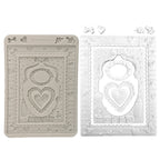 Stamperia Baby Frames And Hearts A5 Silicone Mold kacma602
