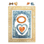 Stamperia Baby Frames And Hearts A5 Silicone Mold kacma602 joy
