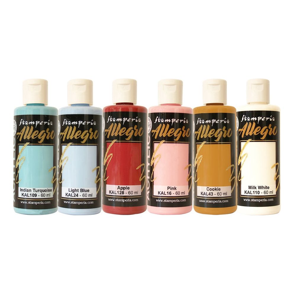 Stamperia Candy Christmas Allegro Acrylic Paint kalkit63