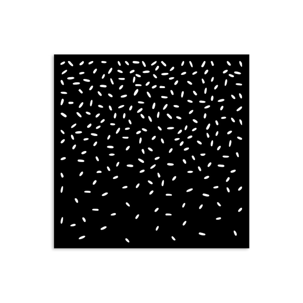 Stamperia Candy Christmas Dripping With Sugar Sparkling Small Stencil kstds51