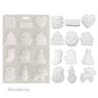 Stamperia Candy Christmas Elements Soft Mold A5 k3pta5675 molds