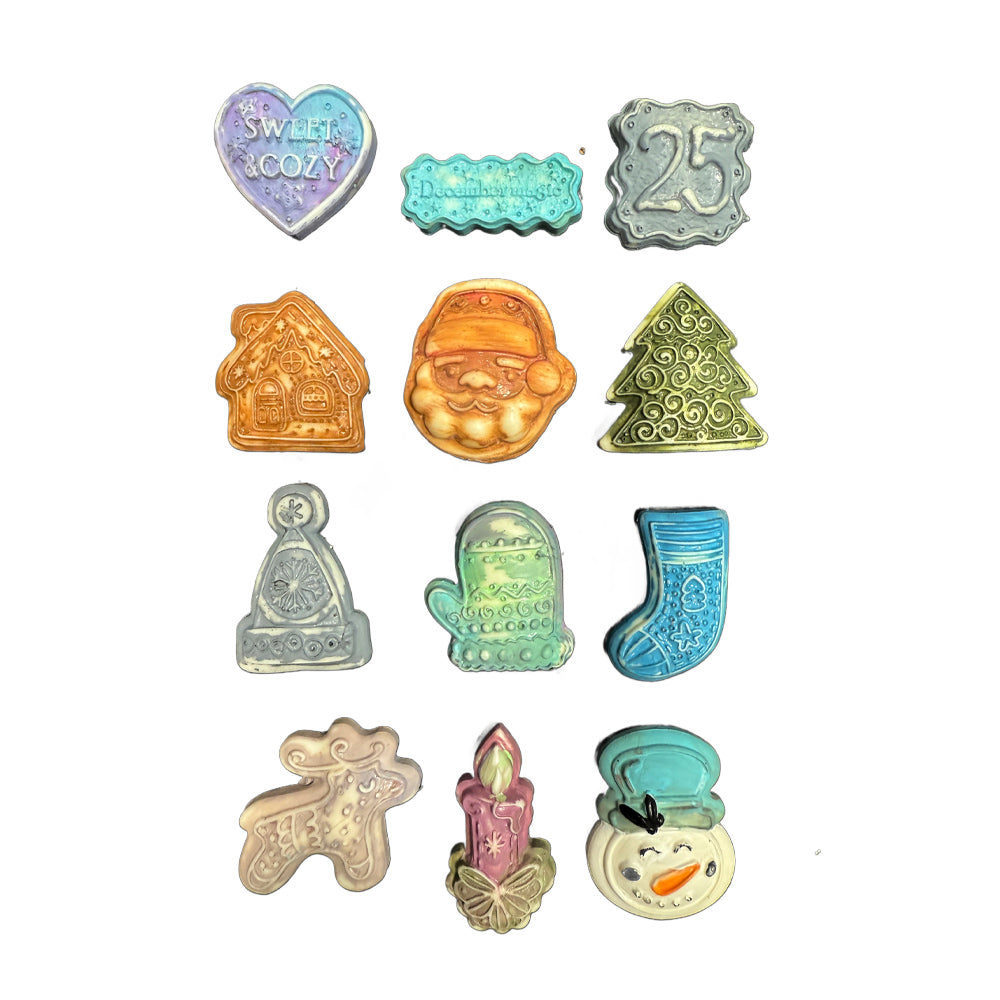 Stamperia Candy Christmas Elements Soft Mold A5 k3pta5675 moldss