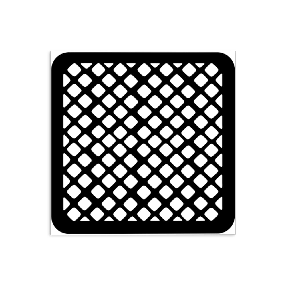 Stamperia Candy Christmas Waffle Pattern Small Stencil kstds50