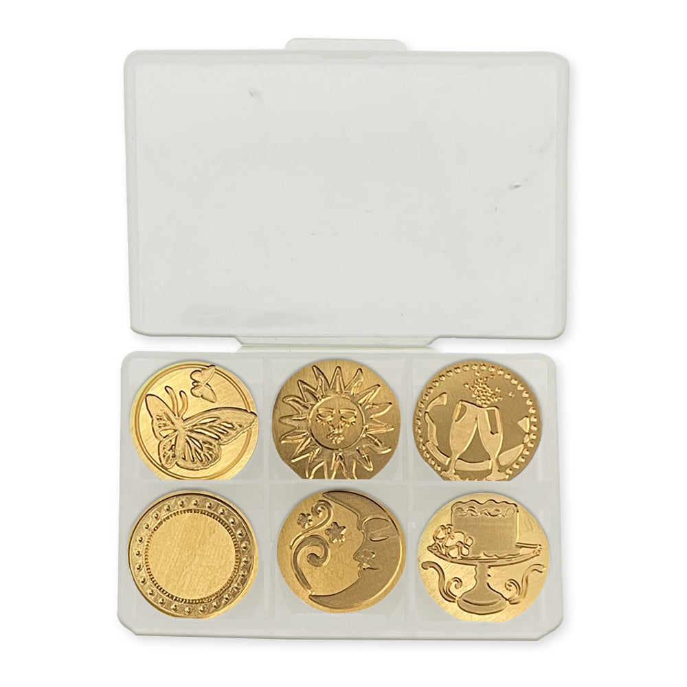 Stamperia Celebration Wax Seals Stamps Set waxsl02