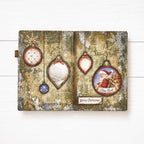Stamperia Christmas Balls 8x10 Stencil kstd215 hanging ornaments jingle bells