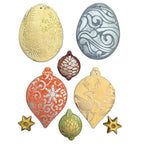 Stamperia Christmas Balls A5 Silicone Mould kacma613 ornaments