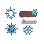 Stamperia Christmas Snowfall Dies sft27 snowflake tag
