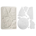 Stamperia Christmas Winter Landscape A5 Silicone Mould kacma617
