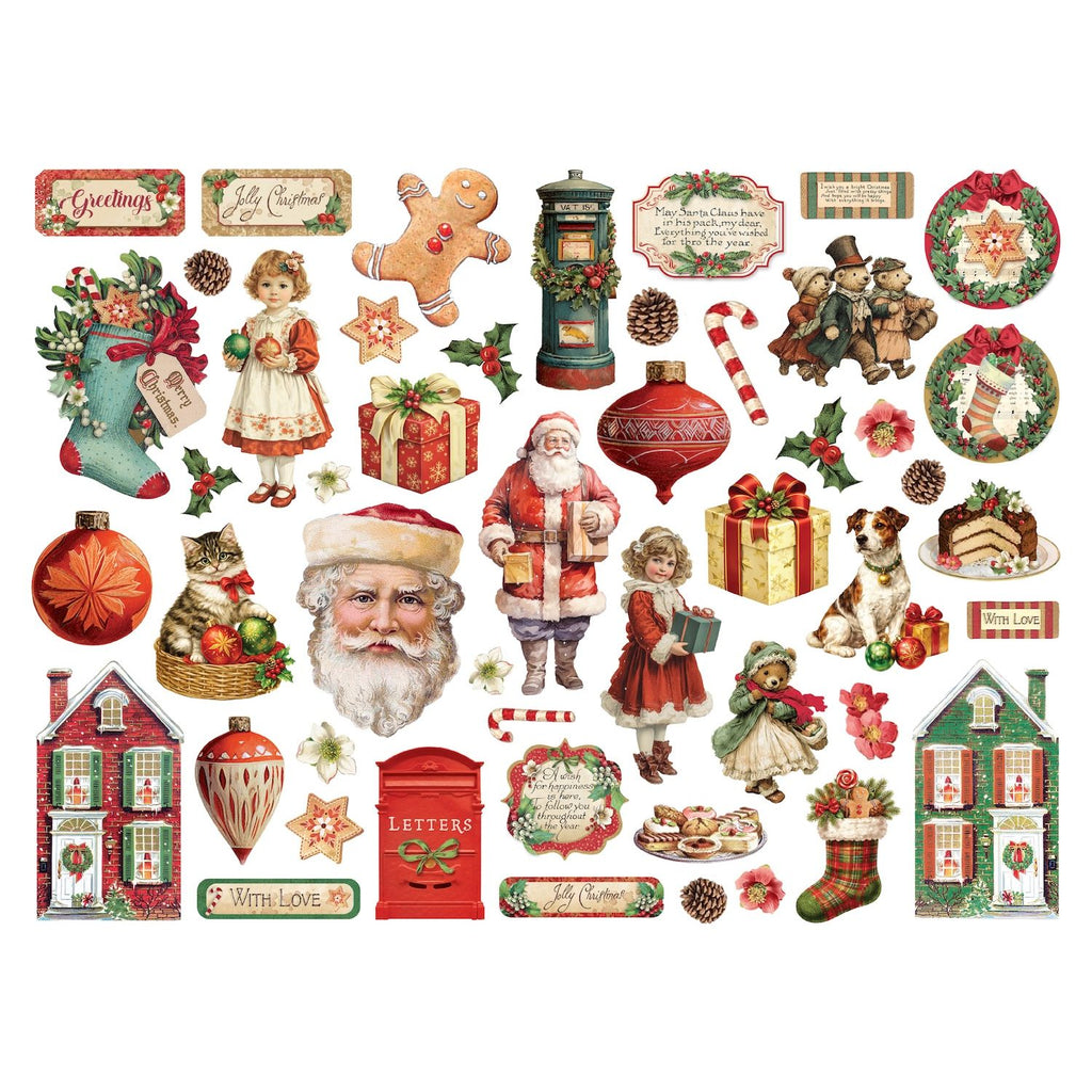 Stamperia Classic Christmas Die Cuts dfldc137