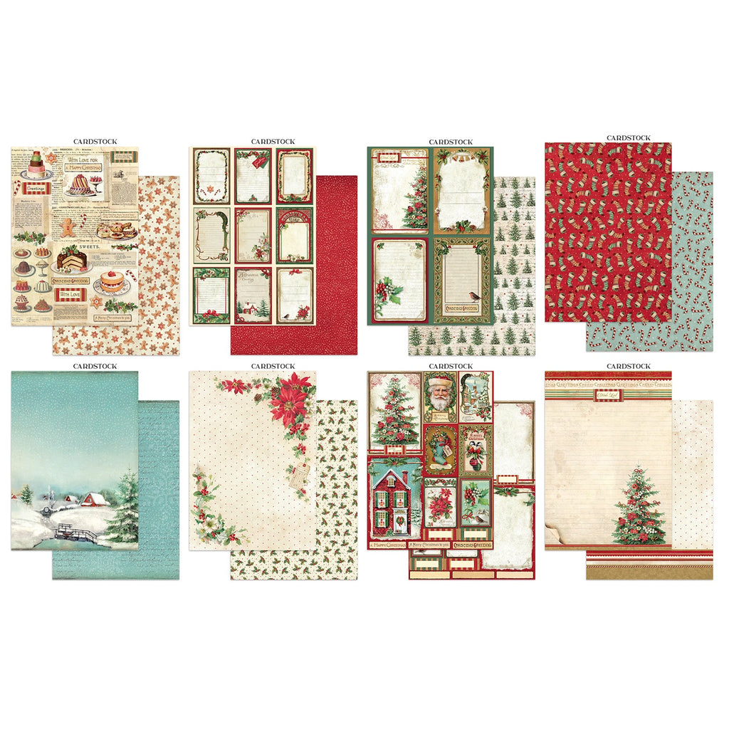 Stamperia Classic Christmas Junk Journal sbjk23 cardstock