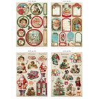 Stamperia Classic Christmas Junk Journal sbjk23 cut outs