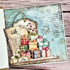 Stamperia Classic Christmas Junk Journal sbjk23 lots of presents card | color-code:ALT01