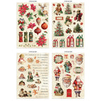 Stamperia Classic Christmas Junk Journal sbjk23 cardstock stickers