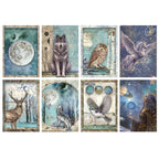 Stamperia Cosmos A6 Mini Rice Paper dfsa6x11 sheets