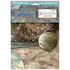 Stamperia Cosmos Backgrounds A6 Rice Paper dfsak6060