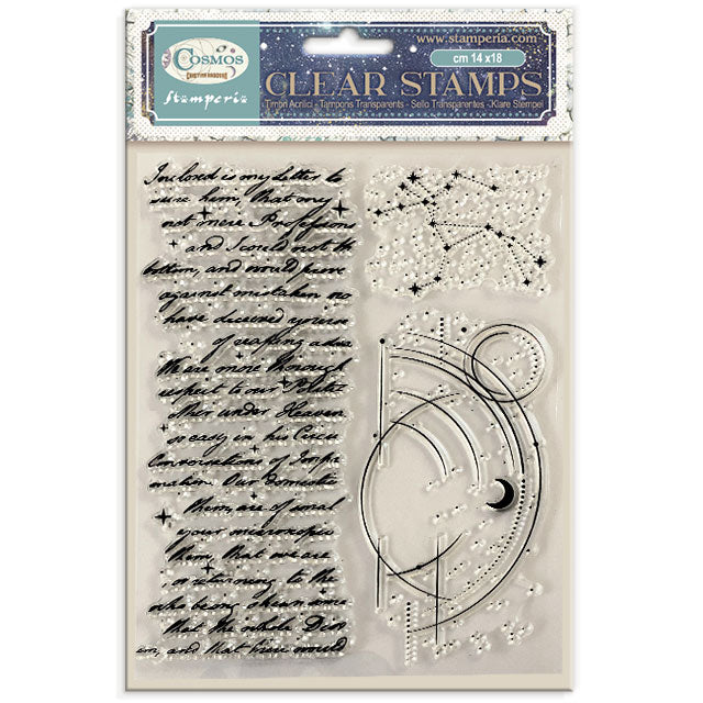 Stamperia Cosmos Clear Stamps wtk246