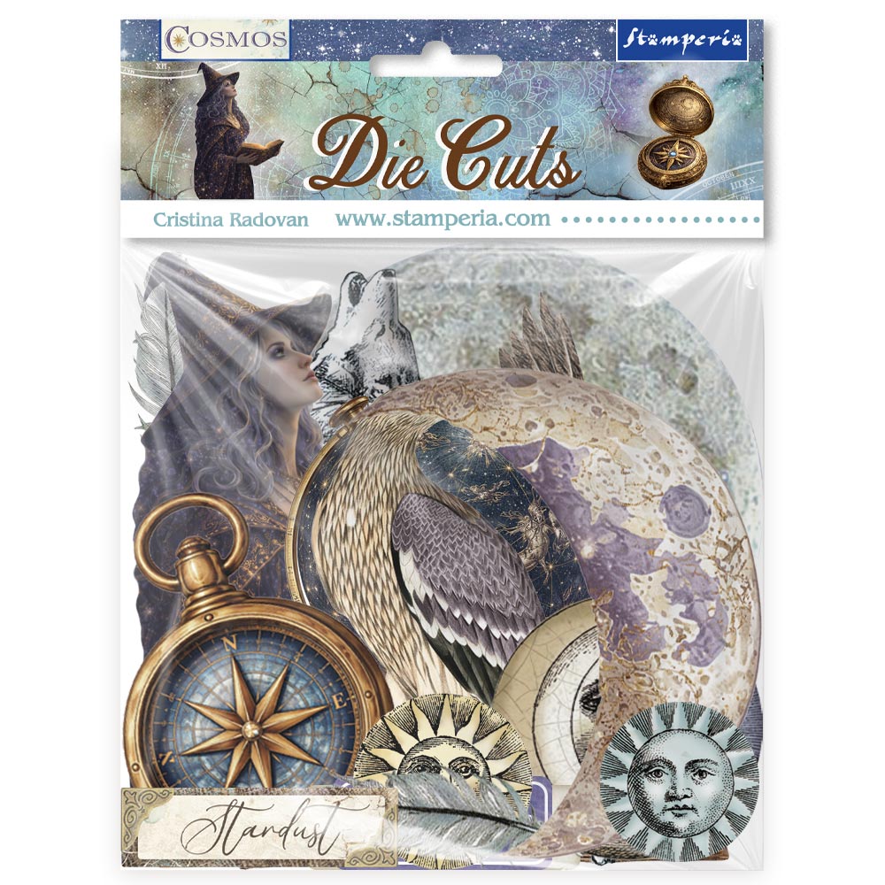 Stamperia Cosmos Die Cuts dfldc142 compass