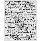 Stamperia Cosmos Handwriting 8x10 Stencil kstd219