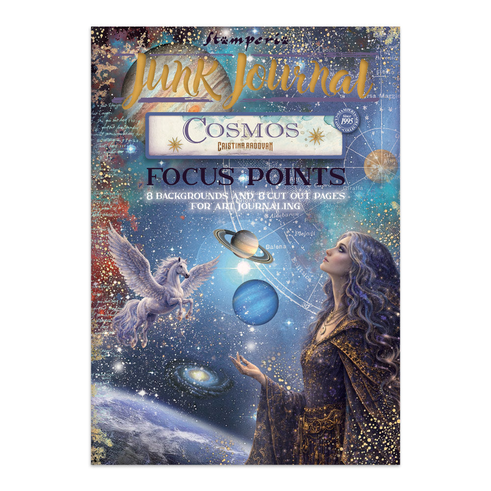 Stamperia Cosmos Junk Journal Focus Points sbjks08