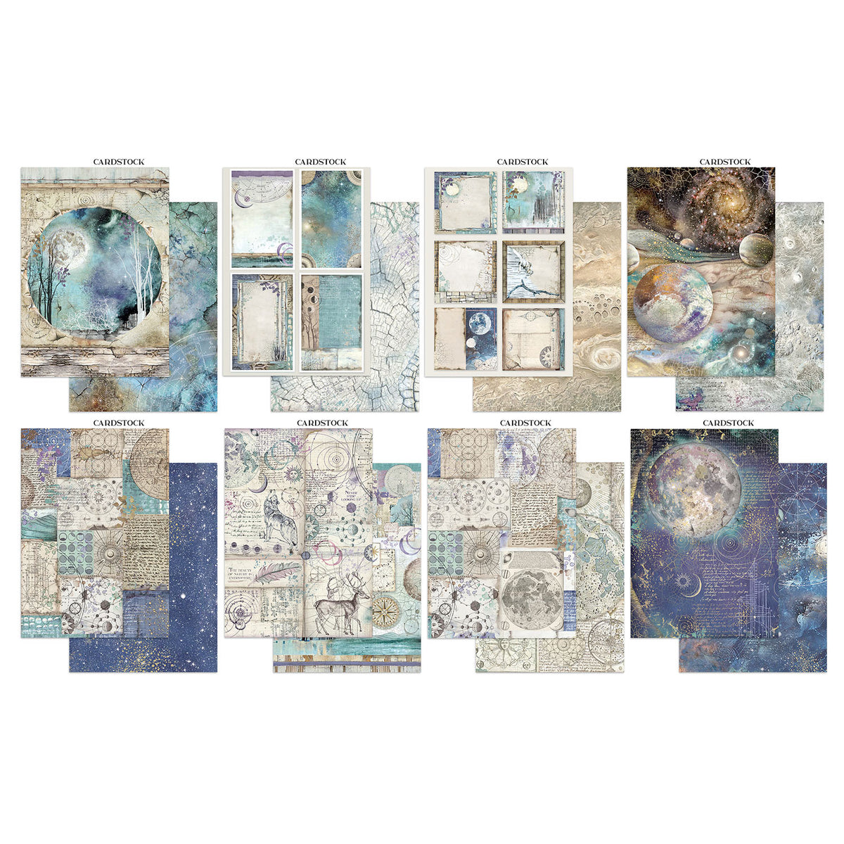 Stamperia Cosmos Junk Journal sbjk29 cardstock