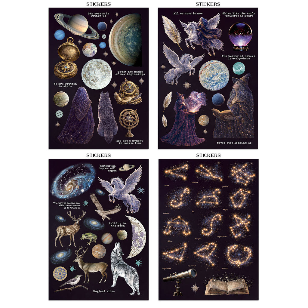 Stamperia Cosmos Junk Journal sbjk29 sticker