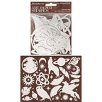 Stamperia Cosmos Laser Cut Art Paper Shapes sbcu005