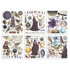 Stamperia Cosmos Rub On kit dflrbxg14 stickers