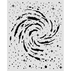 Stamperia Cosmos Swirling Nebula 8x10 Stencil kstd218