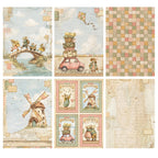 Stamperia Cozy Family A4 Rice Paper dfsa4xcf sheets