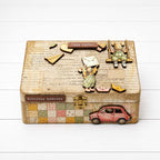 Stamperia Cozy Family A6 Rice Paper dfsa6x14 mouse moments box