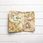Stamperia Cozy Family A6 Rice Paper dfsa6x14 mouse quilt journal