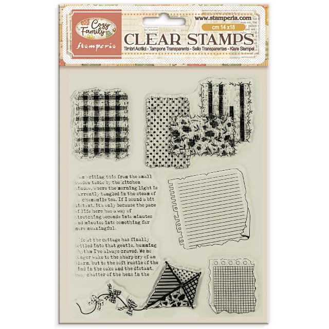 Stamperia Cozy Family Clear Stamps wtk248
