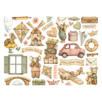 Stamperia Cozy Family Die Cuts dfldc145