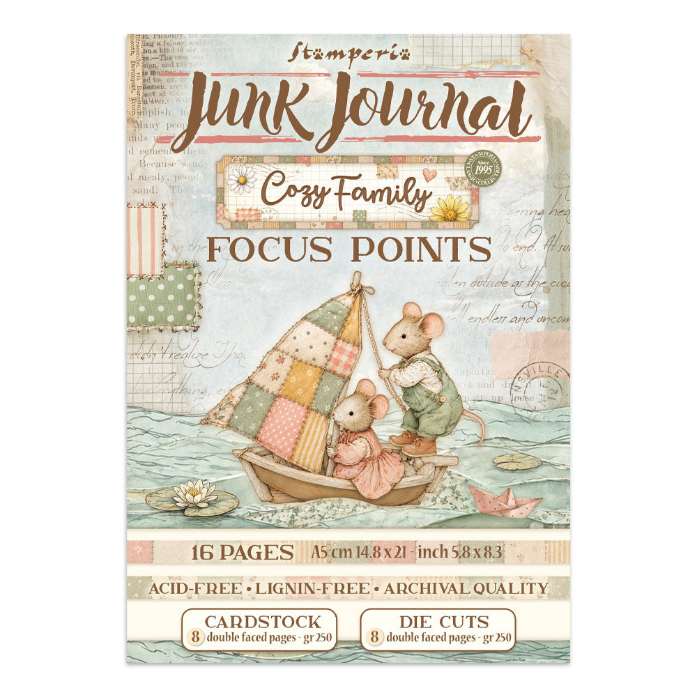Stamperia Cozy Family Focus Points Junk Journal sbjks11