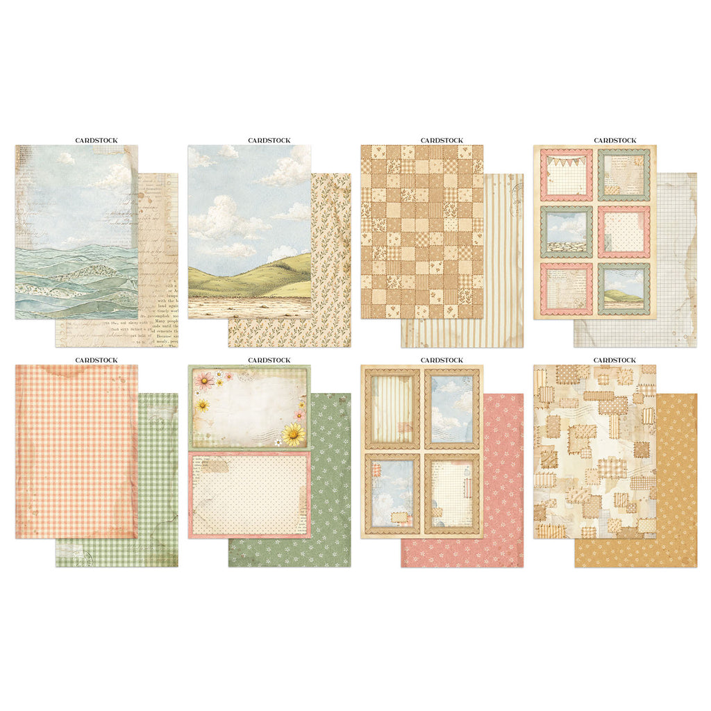Stamperia Cozy Family Focus Points Junk Journal sbjks11 cardstock
