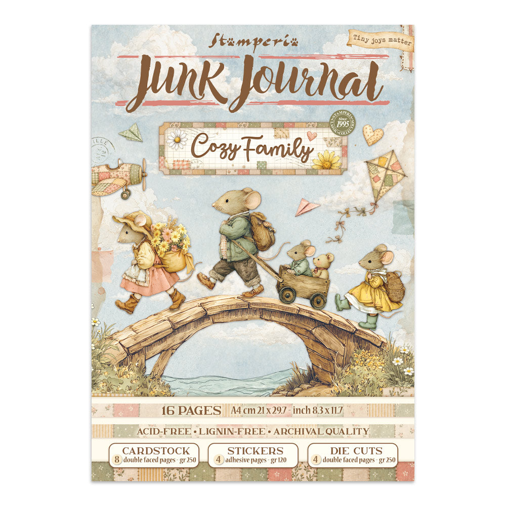 Stamperia Cozy Family Junk Journal sbjk32