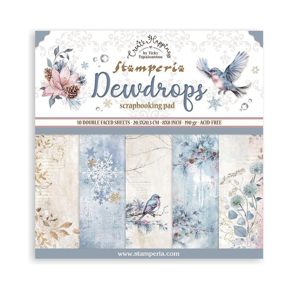 Stamperia Create Happiness Dewdrops 8x8 Paper sbbs119
