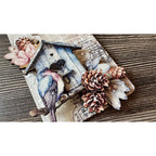 Stamperia Create Happiness Dewdrops A4 Rice Paper Pack dfsa4xdd bird | color-code:ALT03