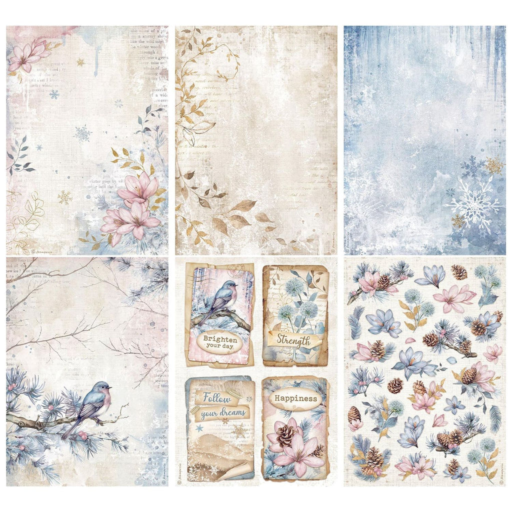 Stamperia Create Happiness Dewdrops A4 Rice Paper Pack dfsa4xdd sheets