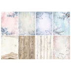 Stamperia Create Happiness Dewdrops A6 Rice Paper Backgrounds dfsak6034 pages