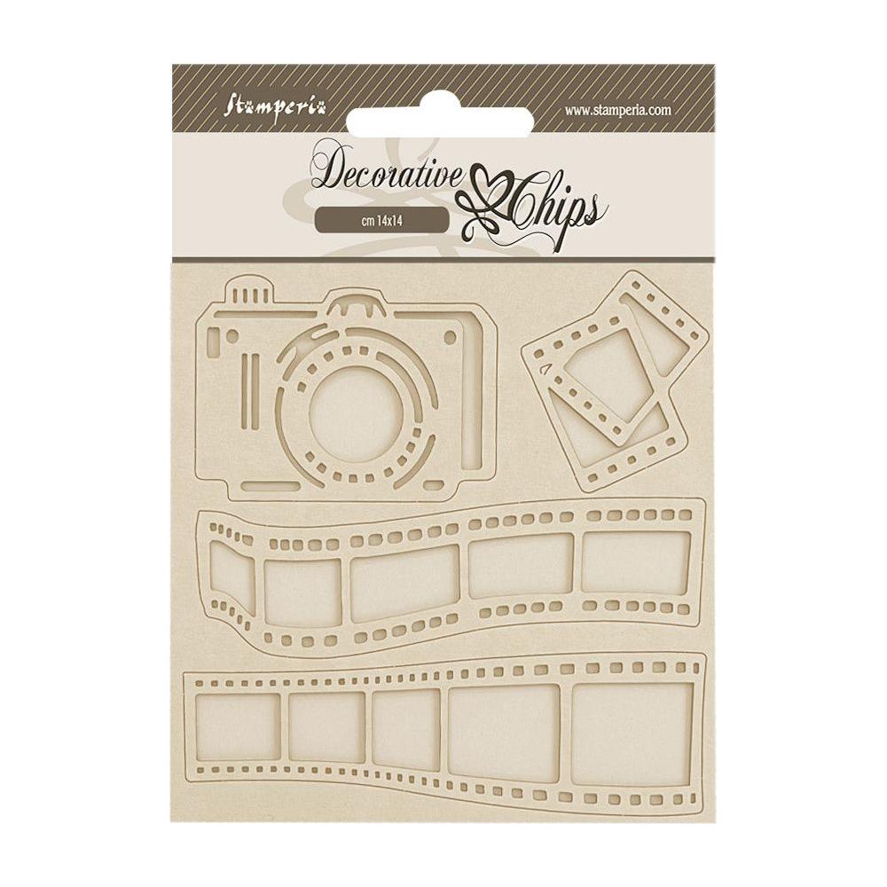 Stamperia Create Happiness Dewdrops Art Of Photograph Decorative Chips scb247
